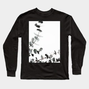 Plant, Leaf, Nature, Green, Landscape,Scandinavian art, Modern art, Wall art, Print, Minimalistic, Modern Long Sleeve T-Shirt